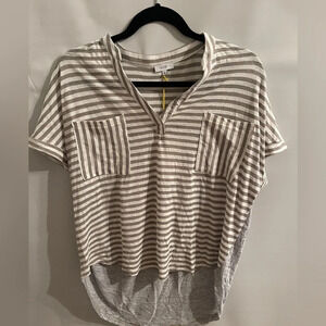 voy Casual Striped Blouse